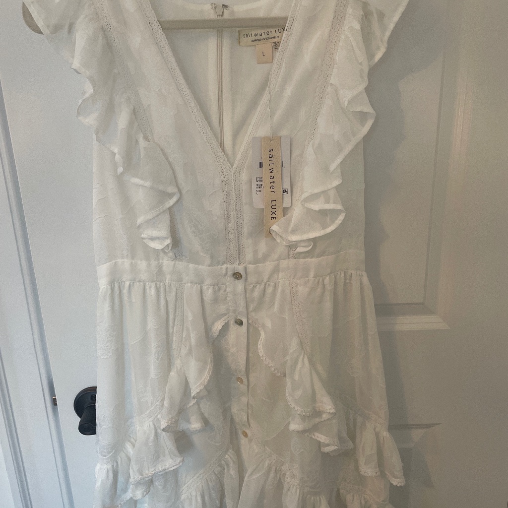 Nwt White Summer Dress